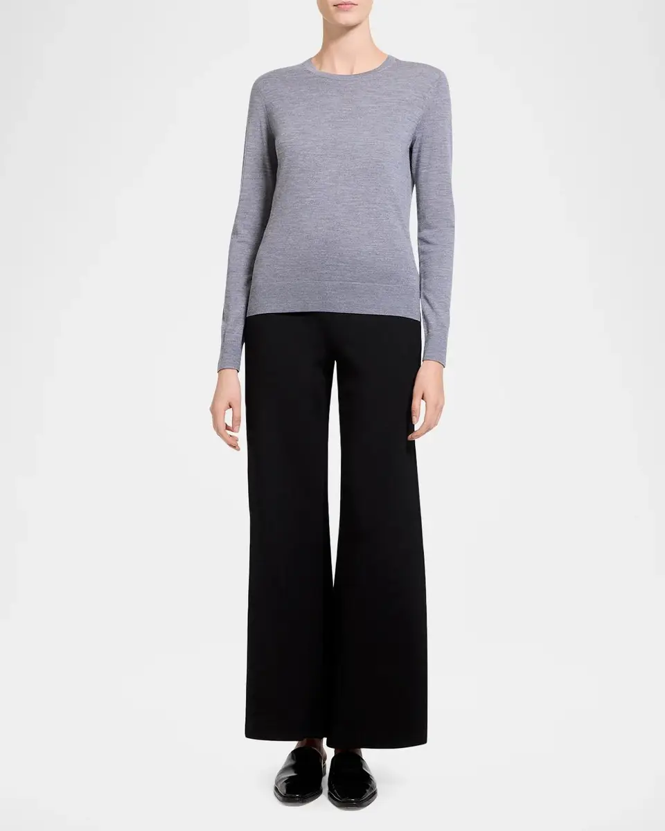 Theory Regal Merino Wool Knit Crewneck Top | Thumbnail 2 Theory Regal Merino Wool Knit Crewneck Top | Thumbnail 2