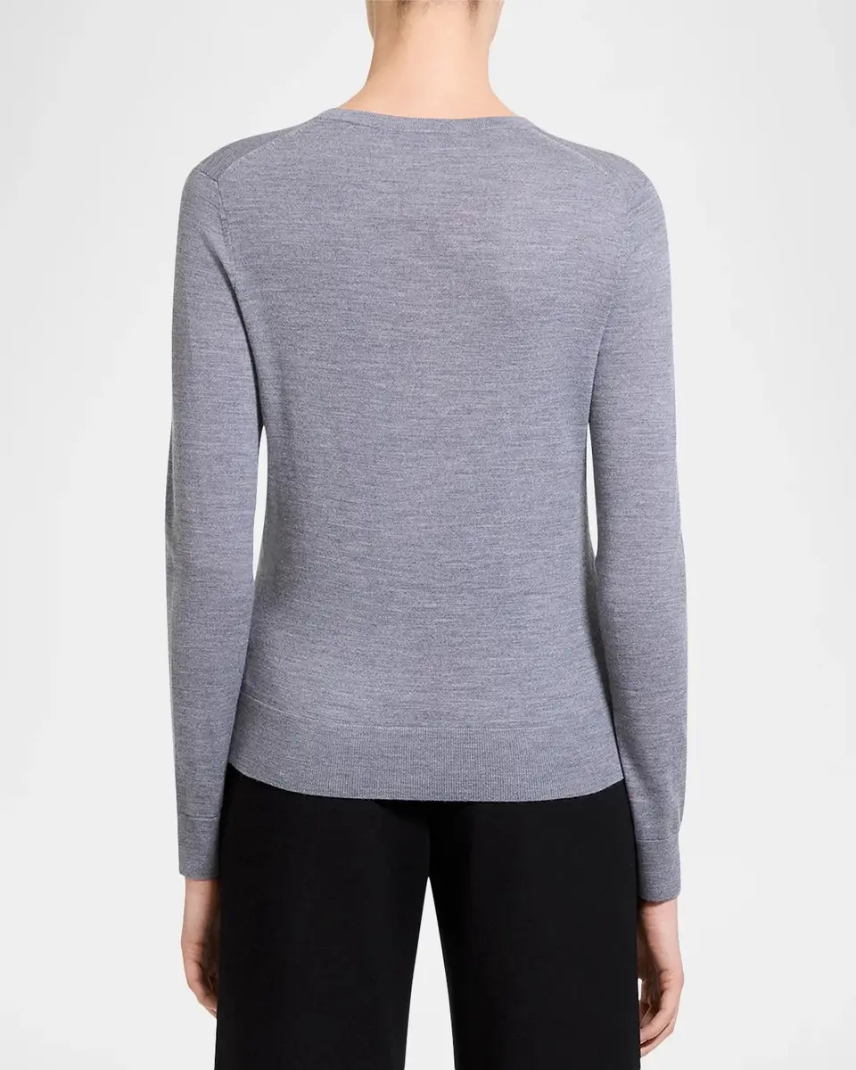 Theory Regal Merino Wool Knit Crewneck Top | Thumbnail 3 Theory Regal Merino Wool Knit Crewneck Top | Thumbnail 3