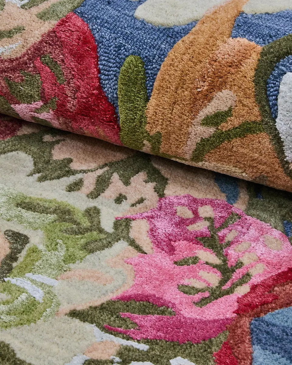 MacKenzie-Childs Sea Garden Floral Rug, 3 ' x 5 ' | Thumbnail 2 MacKenzie-Childs Sea Garden Floral Rug, 3 ' x 5 ' | Thumbnail 2