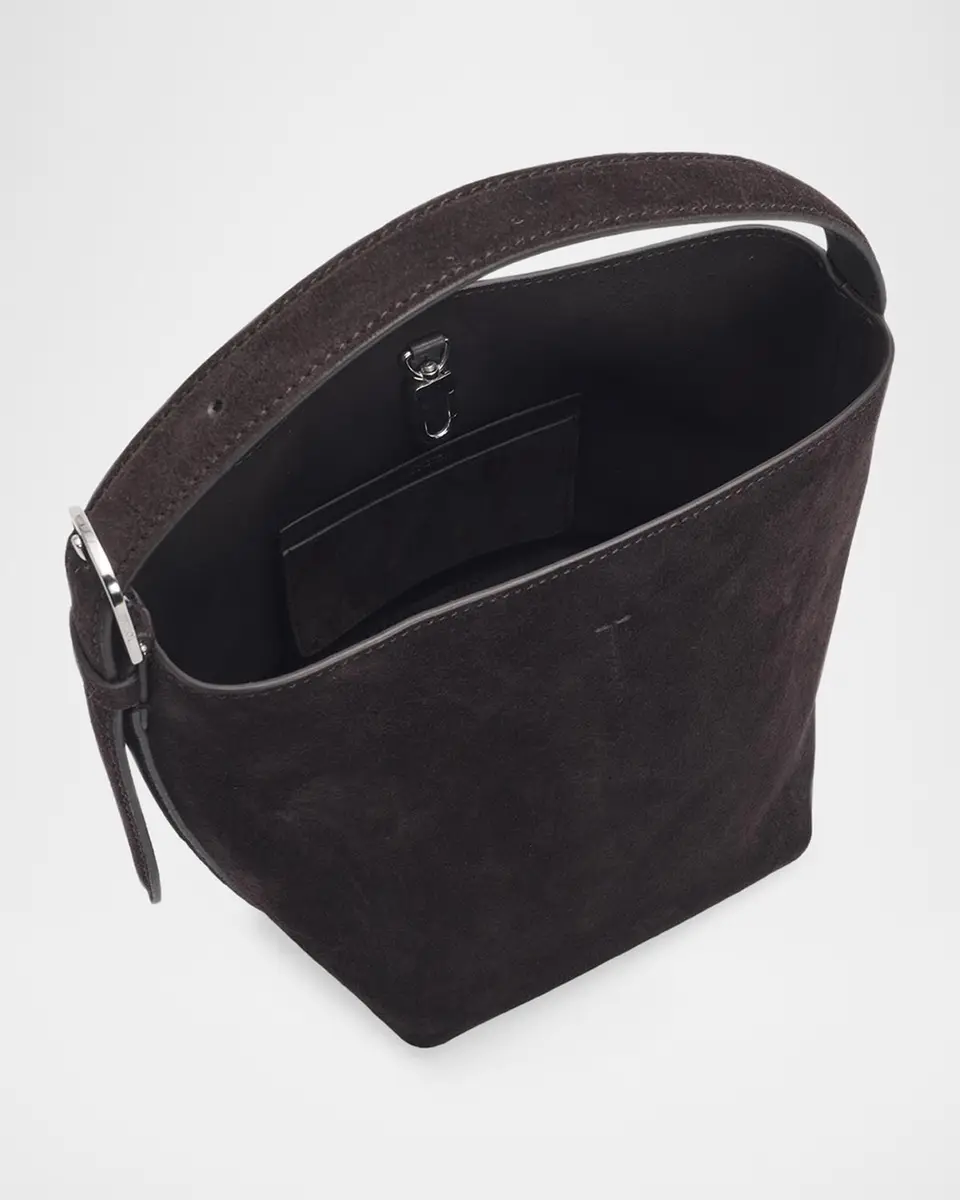 TOTEME Small Belted Suede Tote Bag | Thumbnail 3 TOTEME Small Belted Suede Tote Bag | Thumbnail 3