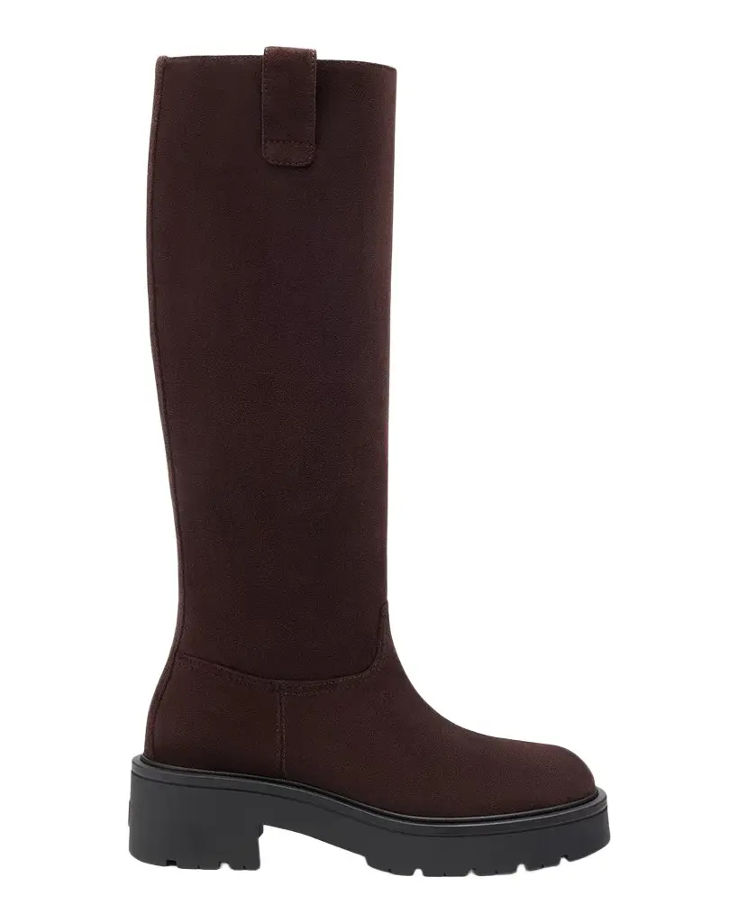 Stuart Weitzman Ren 20MM Suede Knee-High Boots | Image 1 Stuart Weitzman Ren 20MM Suede Knee-High Boots | Image 1