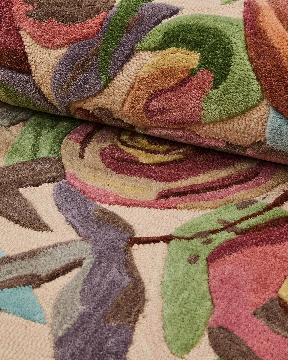 MacKenzie-Childs Sonia's Rose Rug, 6 ' Round | Thumbnail 4 MacKenzie-Childs Sonia's Rose Rug, 6 ' Round | Thumbnail 4