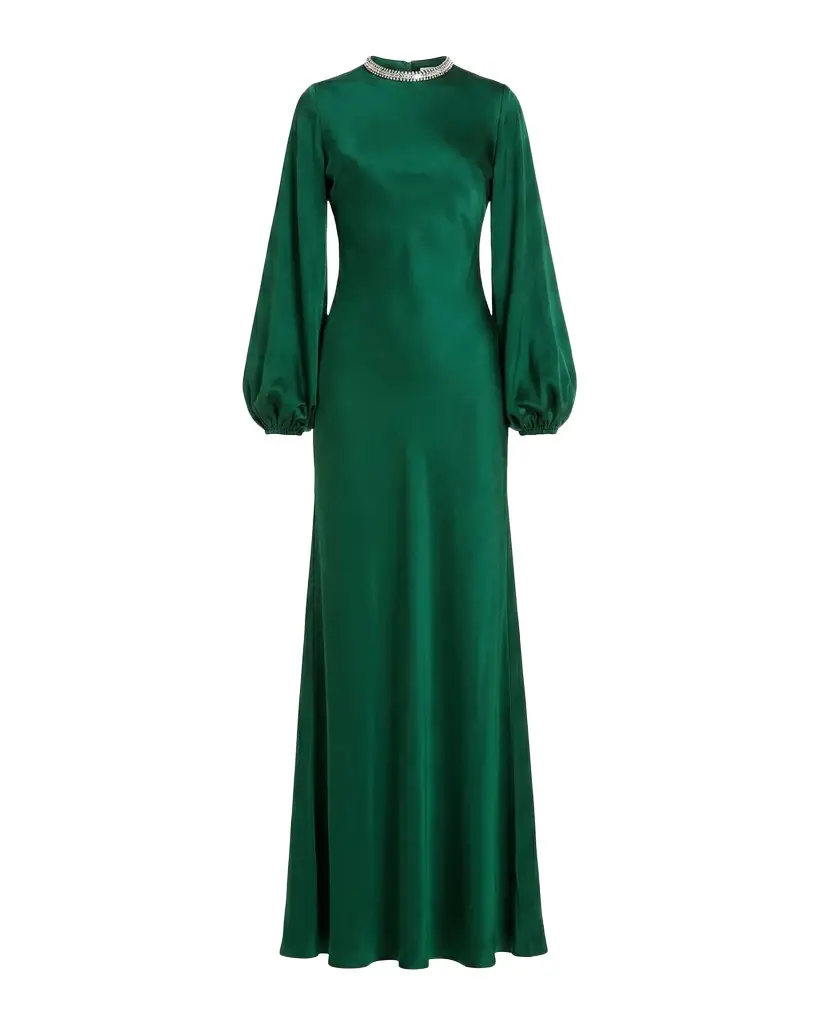Mac Duggal Ieena Satin Sheath Gown | Image 1 Mac Duggal Ieena Satin Sheath Gown | Image 1