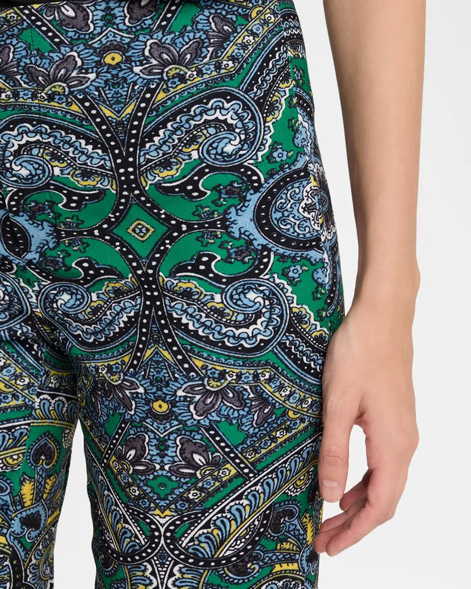 Alice + Olivia Teeny Paisley Flare Pants | Thumbnail 5 Alice + Olivia Teeny Paisley Flare Pants | Thumbnail 5