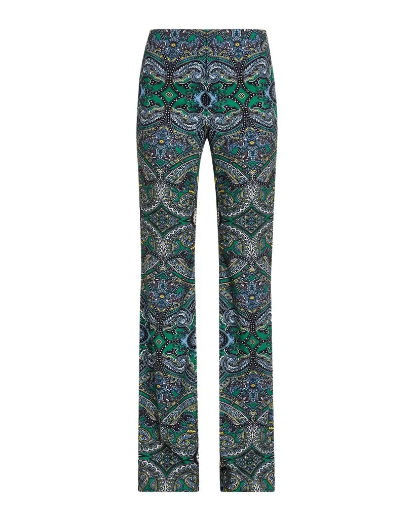 Alice + Olivia Teeny Paisley Flare Pants | Image 1 Alice + Olivia Teeny Paisley Flare Pants | Image 1