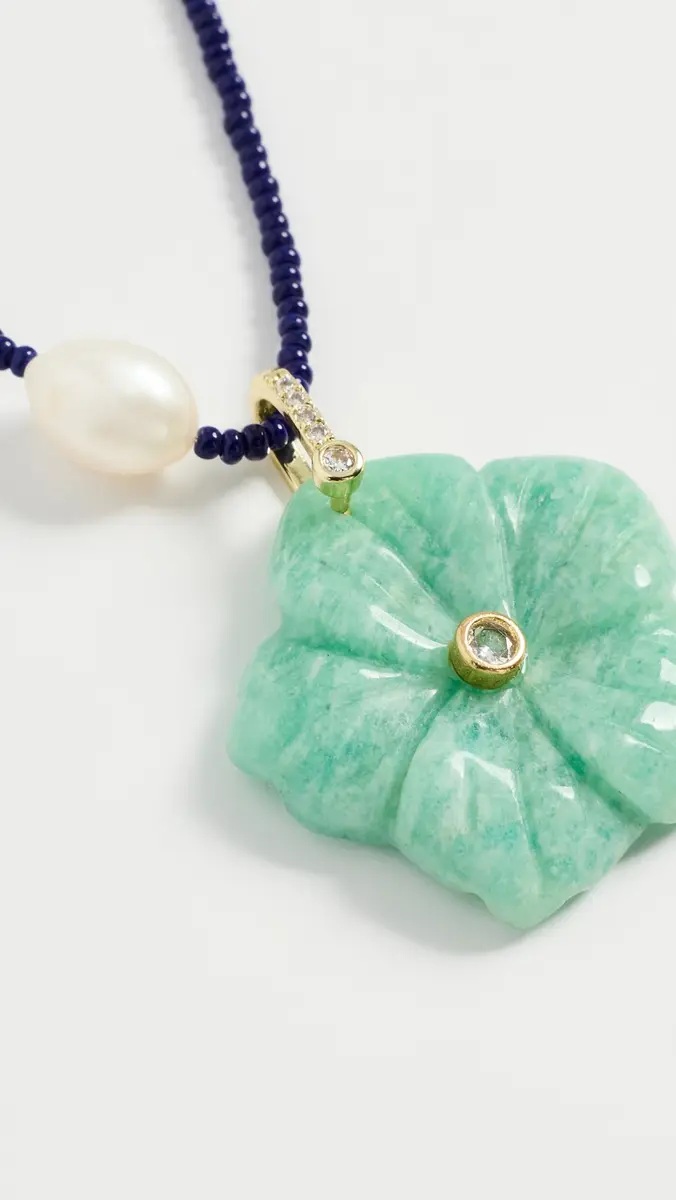 Maison Irem Azure Flower Necklace | Thumbnail 5 Maison Irem Azure Flower Necklace | Thumbnail 5