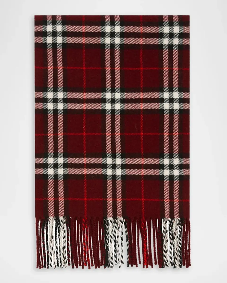 Burberry Sparkle Check Cashmere Scarf | Thumbnail 4 Burberry Sparkle Check Cashmere Scarf | Thumbnail 4