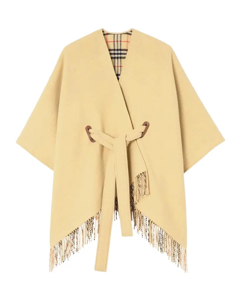 Burberry Tay Wool Cape | Image 1 Burberry Tay Wool Cape | Image 1