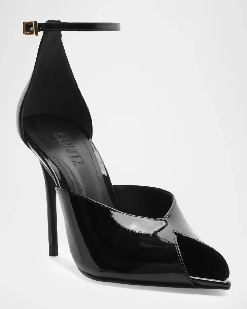 Schutz Ingrid 100MM Patent Leather D 'Orsay Sandals | Thumbnail 2 Schutz Ingrid 100MM Patent Leather D 'Orsay Sandals | Thumbnail 2
