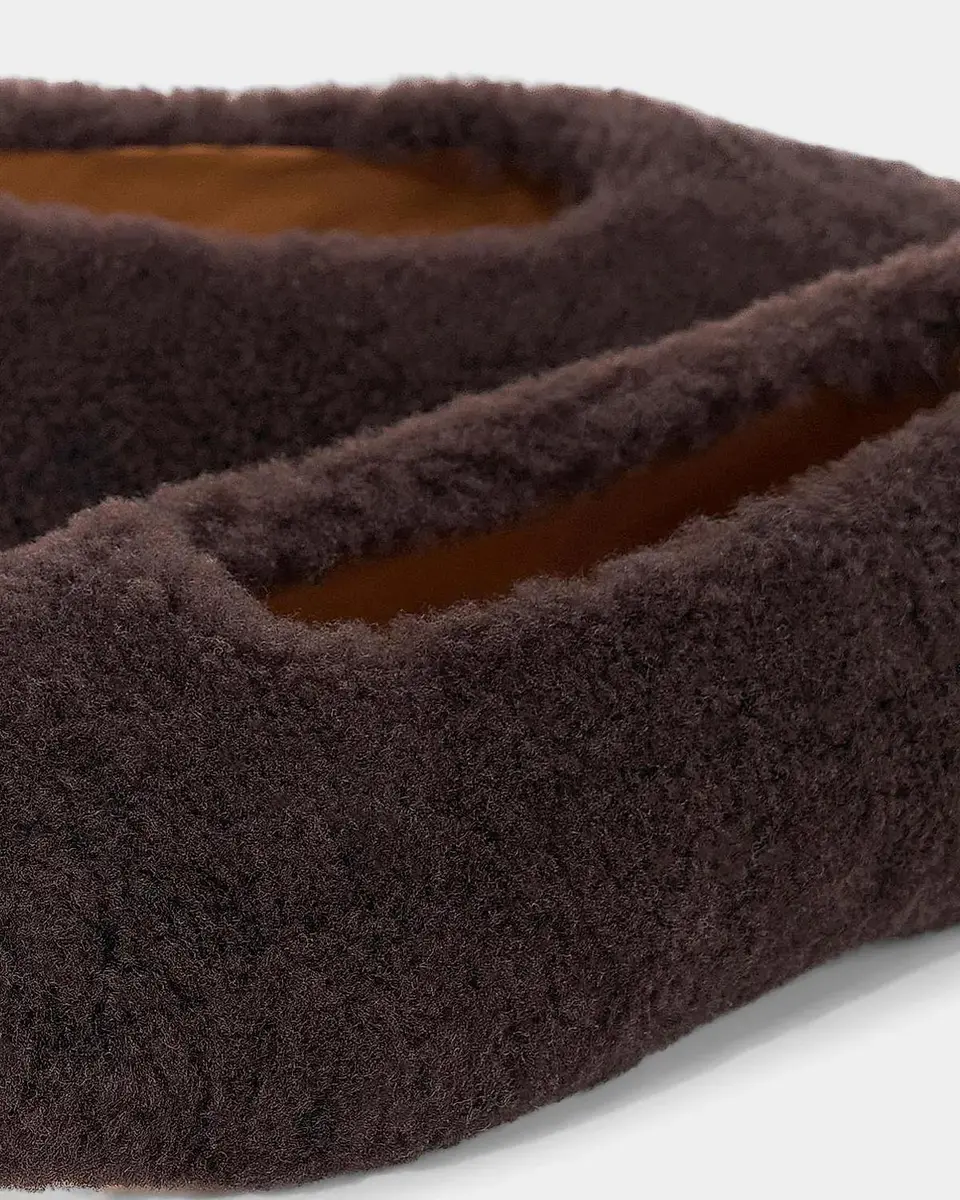 Staud Alba Shearling Ballet Flats | Thumbnail 3
