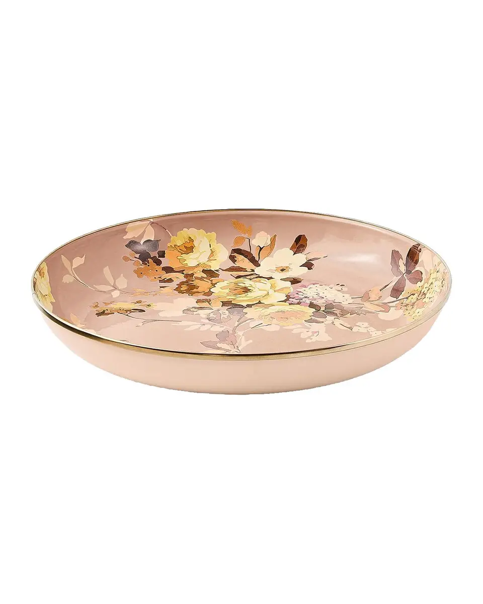 MacKenzie-Childs Wild Rose Mauve Abundant Bowl | Thumbnail 3 MacKenzie-Childs Wild Rose Mauve Abundant Bowl | Thumbnail 3