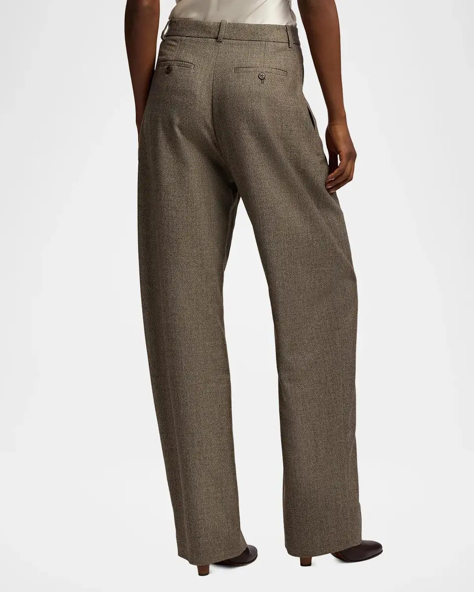 Ralph Lauren Collection Leandre Birdseye Tweed Pants | Thumbnail 3 Ralph Lauren Collection Leandre Birdseye Tweed Pants | Thumbnail 3
