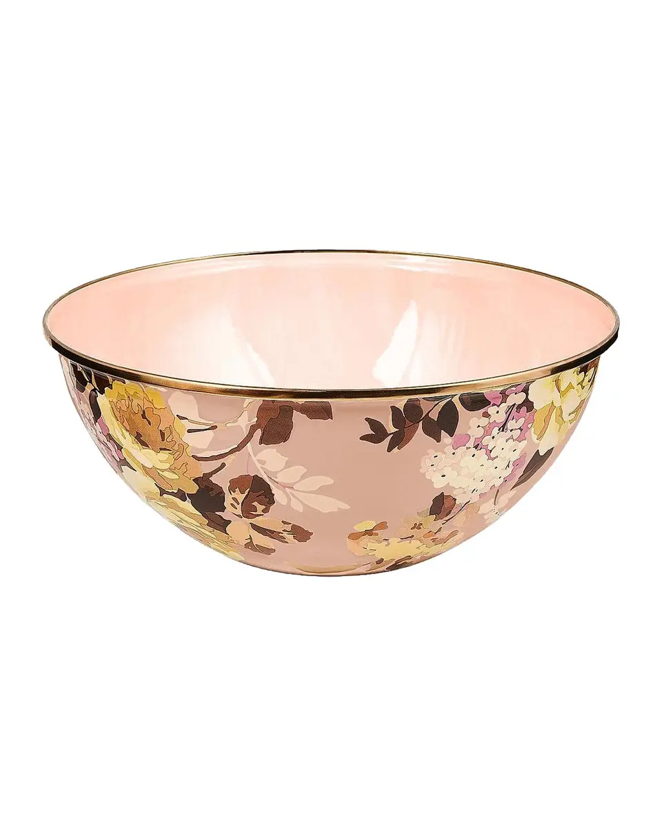 MacKenzie-Childs Wild Rose Mauve Large Everyday Bowl | Thumbnail 3 MacKenzie-Childs Wild Rose Mauve Large Everyday Bowl | Thumbnail 3