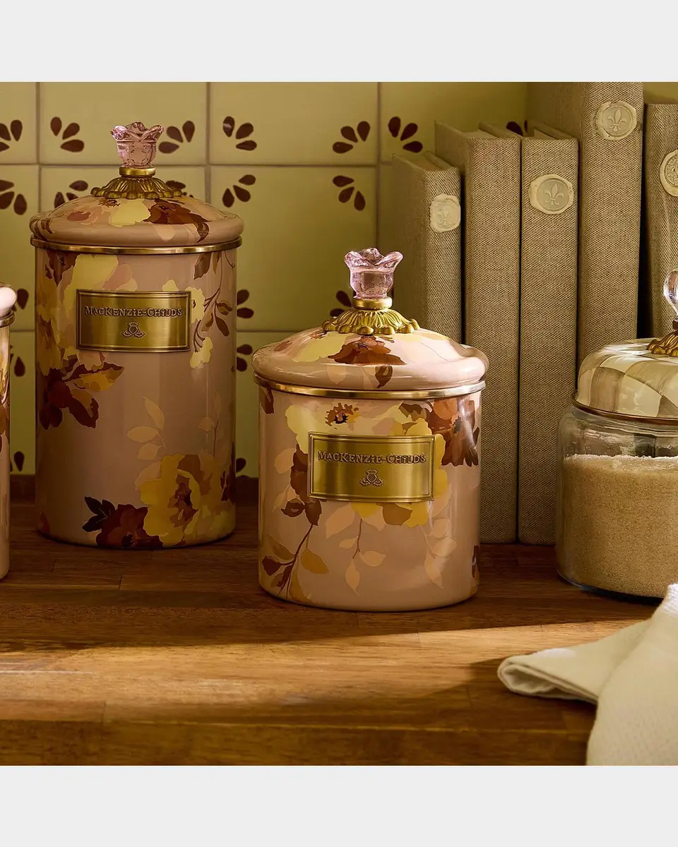 MacKenzie-Childs Wild Rose Mauve Small Canister | Thumbnail 3 MacKenzie-Childs Wild Rose Mauve Small Canister | Thumbnail 3