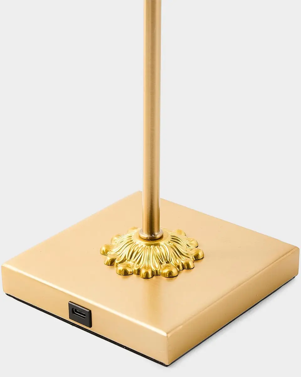 MacKenzie-Childs Sterling Check Rechargeable Cafe Table Lamp | Thumbnail 2