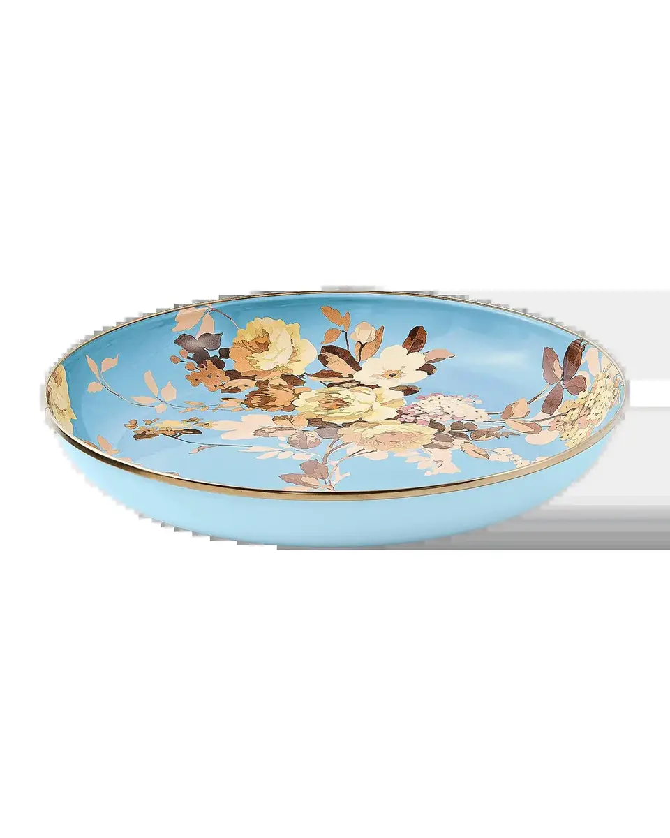 MacKenzie-Childs Wild Rose Slate Abundant Bowl | Thumbnail 2 MacKenzie-Childs Wild Rose Slate Abundant Bowl | Thumbnail 2