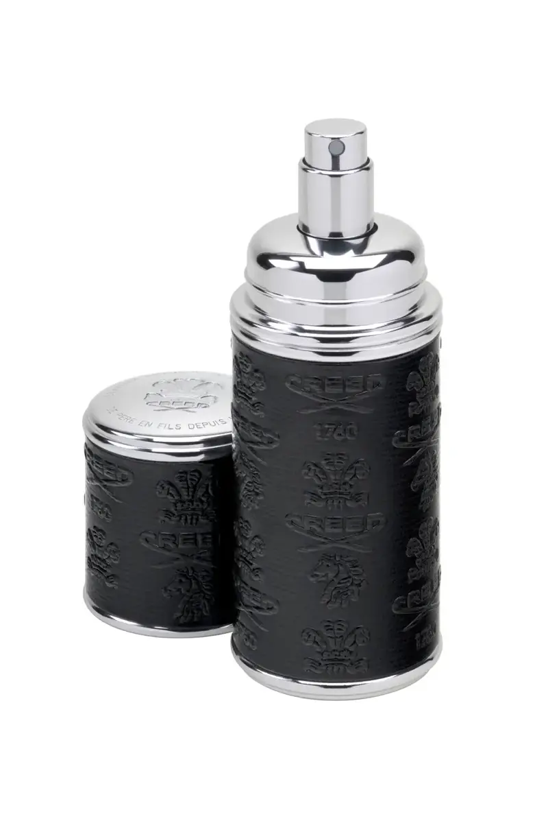 CREED 1.7 oz. Deluxe Atomizer, Black with Silver Trim | Thumbnail 2 CREED 1.7 oz. Deluxe Atomizer, Black with Silver Trim | Thumbnail 2