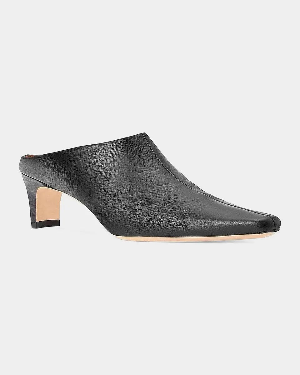 Staud Wally 55MM Leather Mules | Thumbnail 4 Staud Wally 55MM Leather Mules | Thumbnail 4