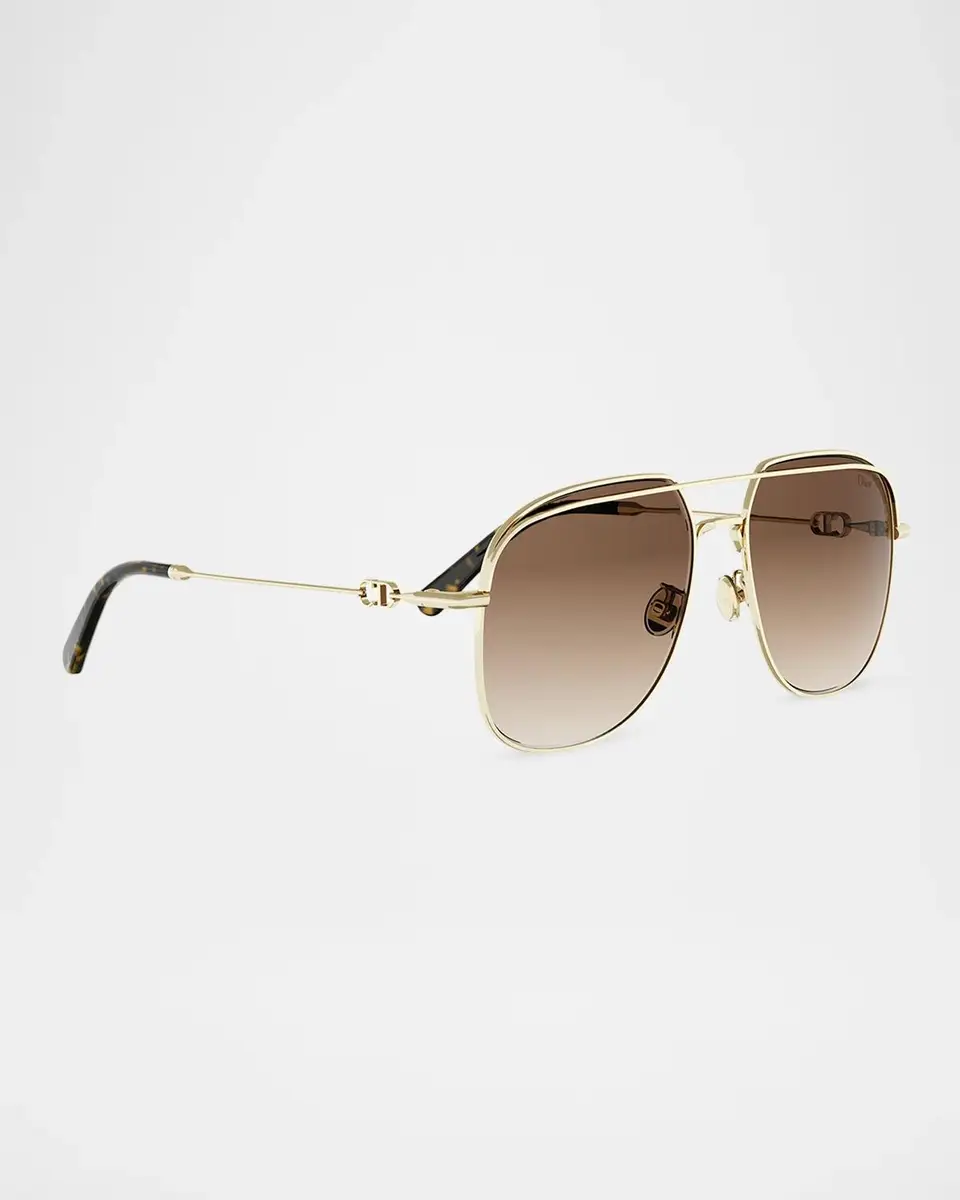 Dior Petit CD A1U 56MM Pilot Sunglasses | Thumbnail 3