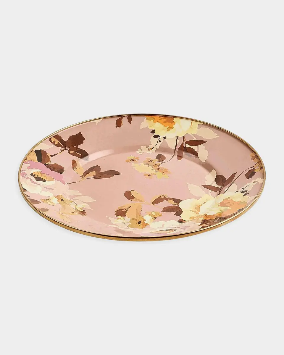 MacKenzie-Childs Wild Rose Mauve Dinner Plate | Thumbnail 2