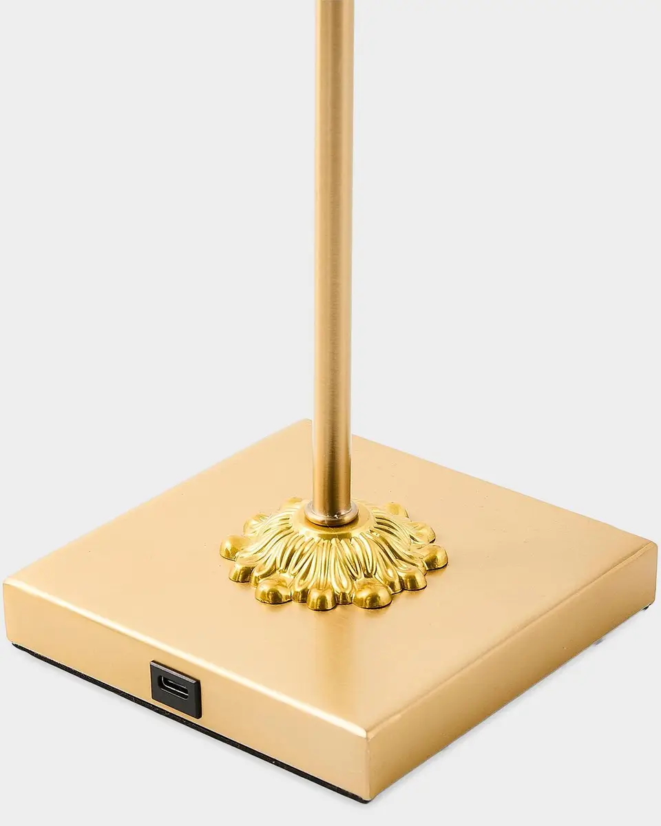 MacKenzie-Childs Sky Check Rechargeable Cafe Table Lamp | Thumbnail 2