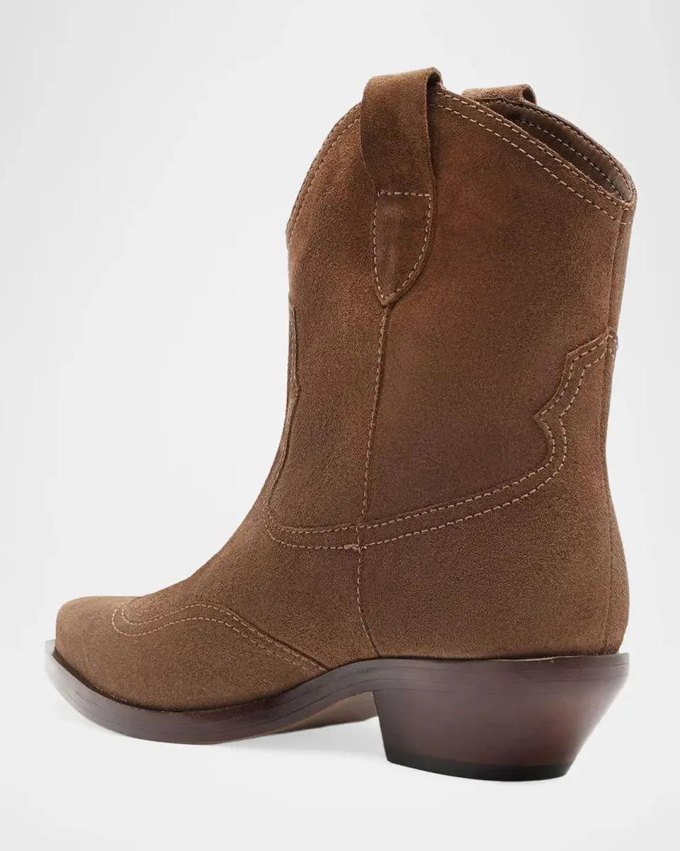 Schutz Nash 30MM Suede Ankle Boots | Thumbnail 3 Schutz Nash 30MM Suede Ankle Boots | Thumbnail 3