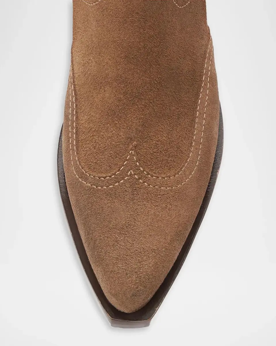 Schutz Nash 30MM Suede Ankle Boots | Thumbnail 4 Schutz Nash 30MM Suede Ankle Boots | Thumbnail 4