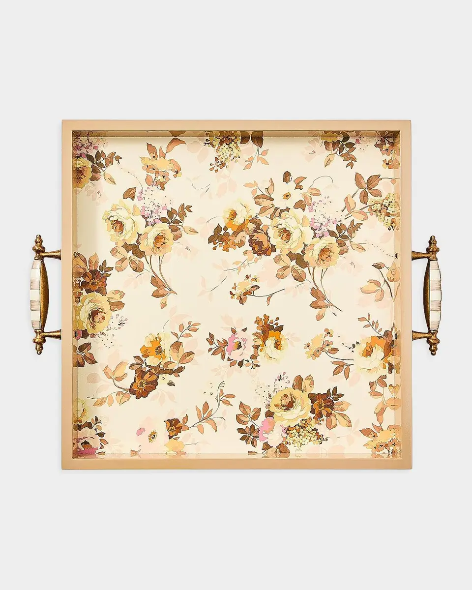 MacKenzie-Childs Wild Rose White Serving Tray | Thumbnail 2 MacKenzie-Childs Wild Rose White Serving Tray | Thumbnail 2