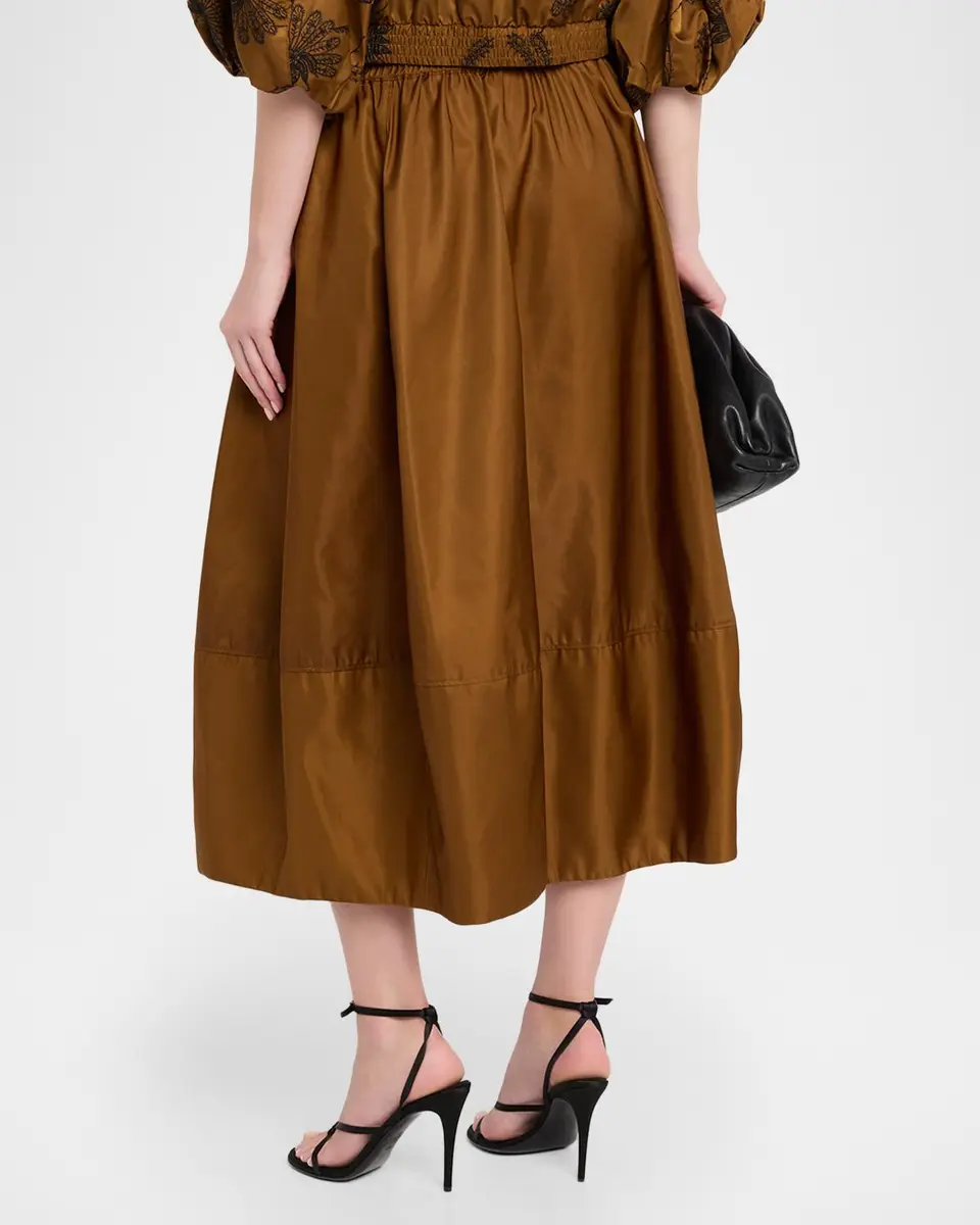 Cinq à Sept Sirani Parachute Skirt with Pockets | Thumbnail 3 Cinq à Sept Sirani Parachute Skirt with Pockets | Thumbnail 3