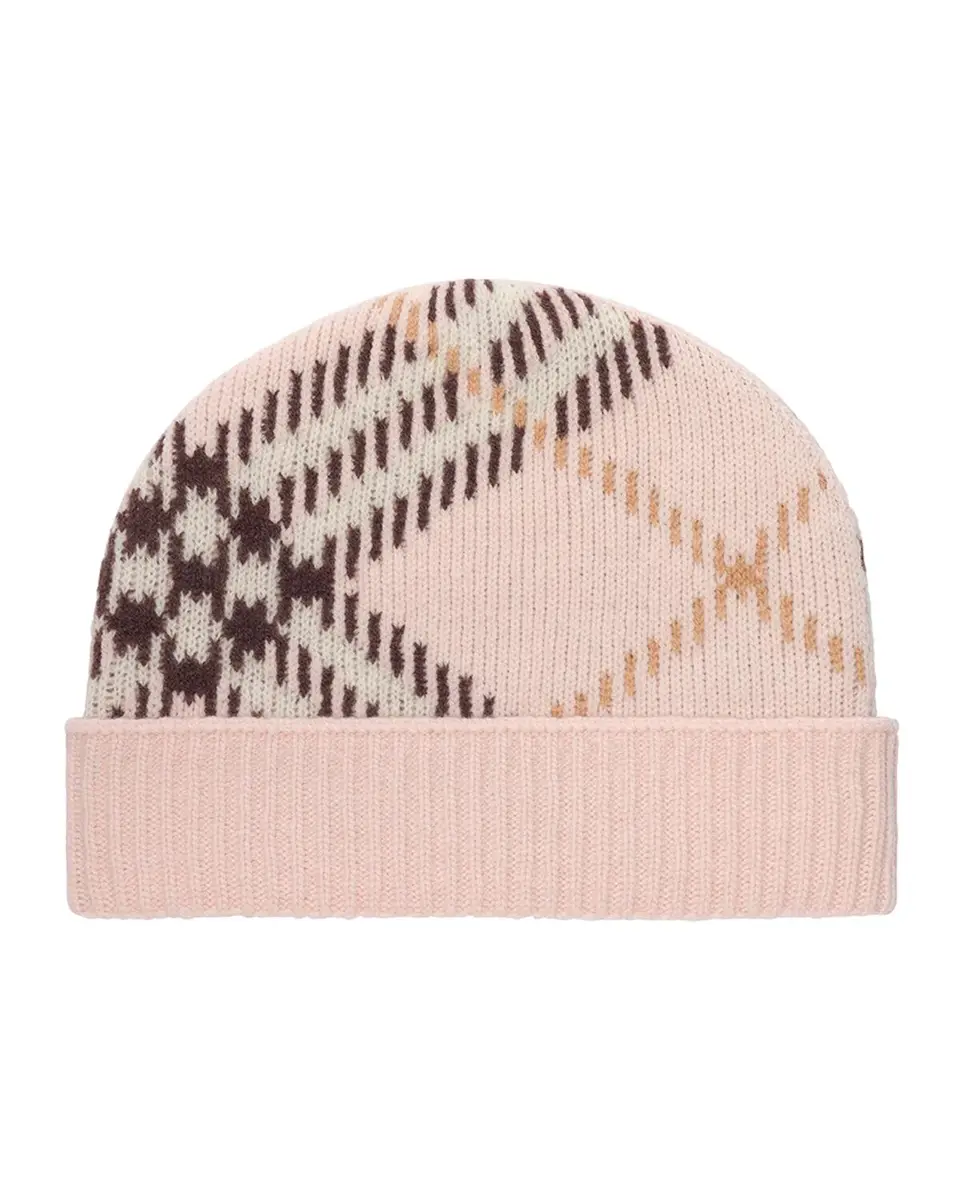 Burberry Check Cashmere Knit Beanie | Thumbnail 3 Burberry Check Cashmere Knit Beanie | Thumbnail 3