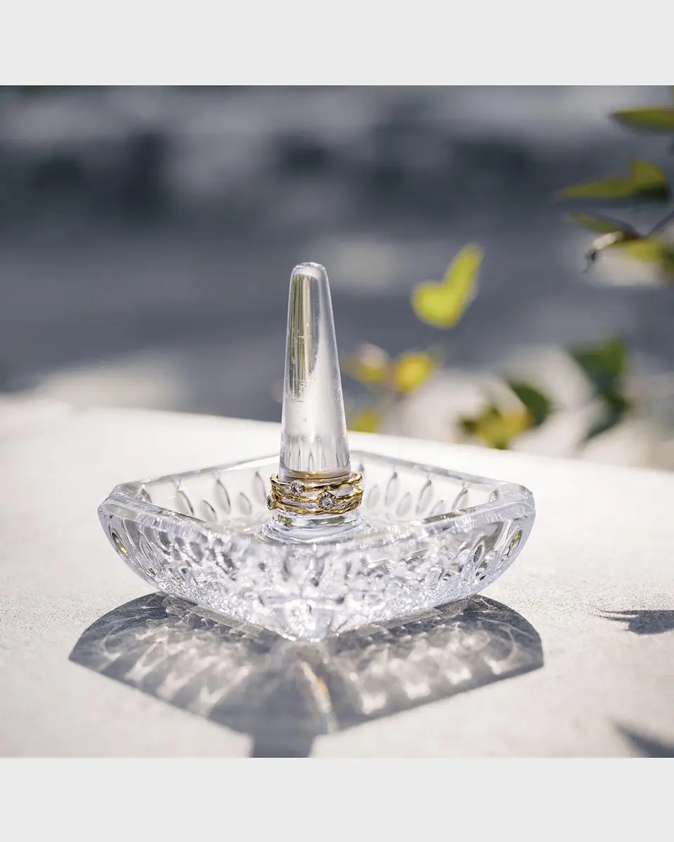 Waterford Crystal Lismore Square Ring Holder | Thumbnail 2 Waterford Crystal Lismore Square Ring Holder | Thumbnail 2