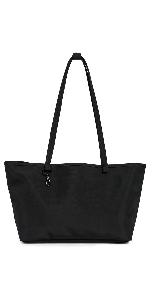 BAGGU Medium Nylon Reversible Tote Black Mix One Size | Image 1 BAGGU Medium Nylon Reversible Tote Black Mix One Size | Image 1