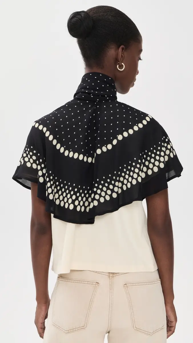 Sea Elly Polka Print Cape T-Shirt | Thumbnail 3 Sea Elly Polka Print Cape T-Shirt | Thumbnail 3