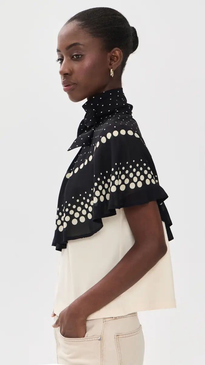 Sea Elly Polka Print Cape T-Shirt | Thumbnail 4 Sea Elly Polka Print Cape T-Shirt | Thumbnail 4