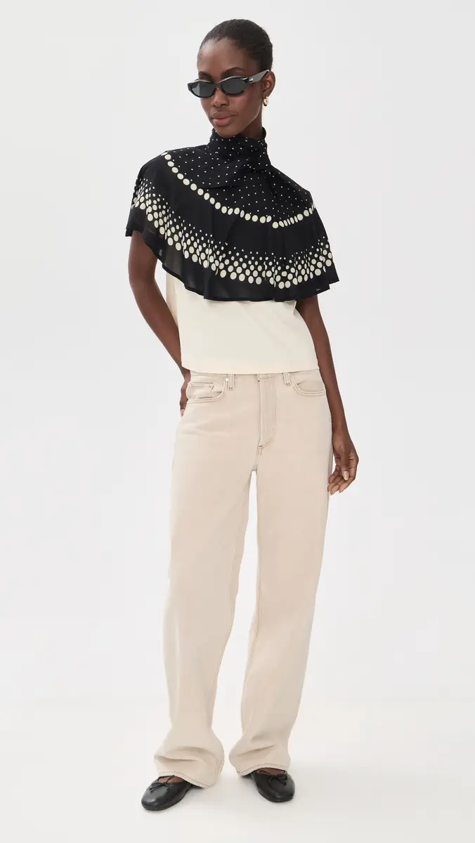 Sea Elly Polka Print Cape T-Shirt | Thumbnail 5 Sea Elly Polka Print Cape T-Shirt | Thumbnail 5