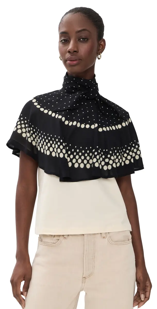 Sea Elly Polka Print Cape T-Shirt Multi | Image 1 Sea Elly Polka Print Cape T-Shirt Multi | Image 1