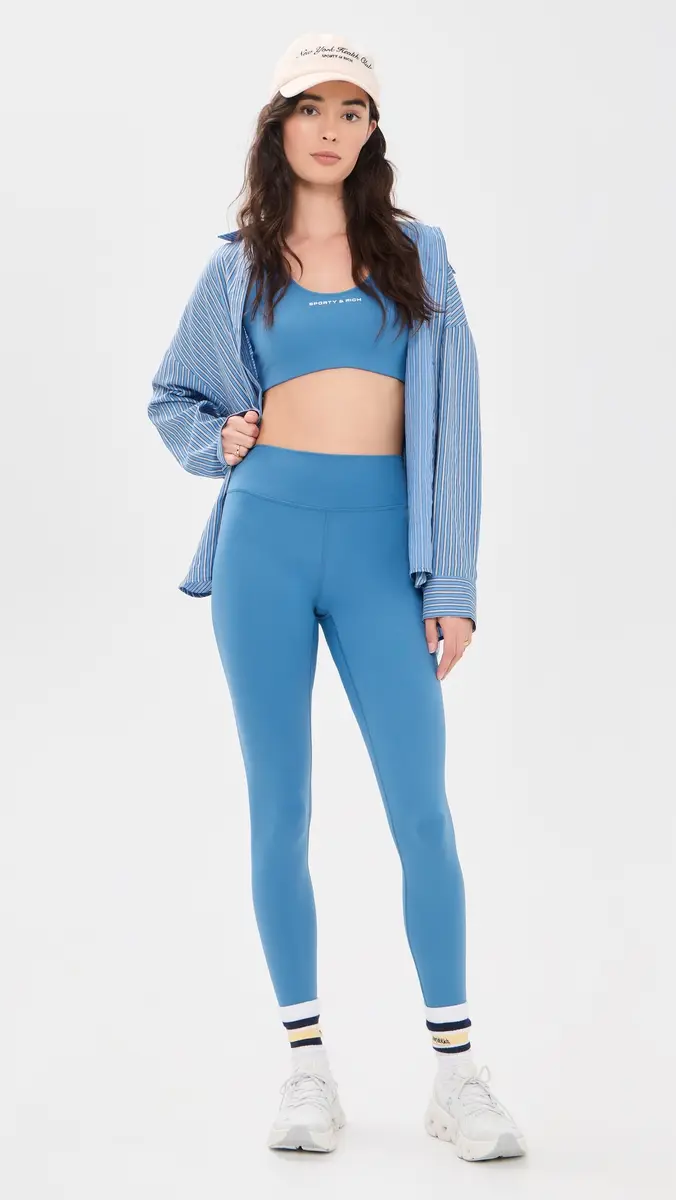 Sporty & Rich Bold Logo Sports Bra | Thumbnail 5