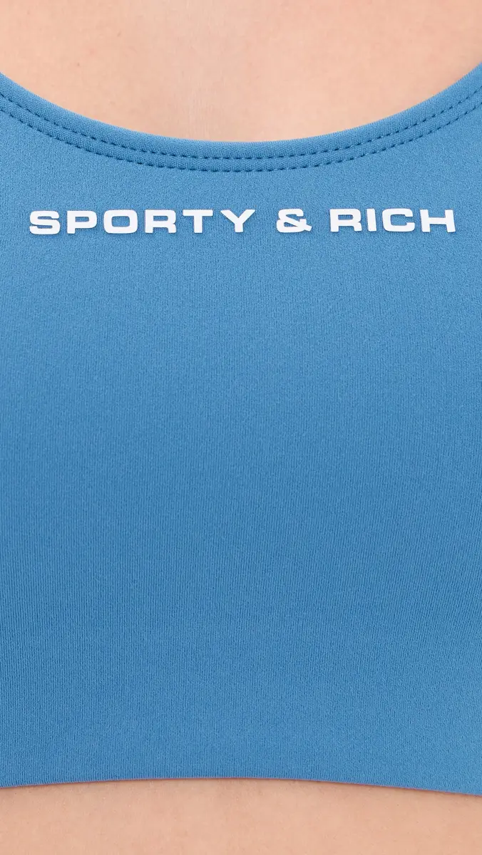 Sporty & Rich Bold Logo Sports Bra | Thumbnail 6