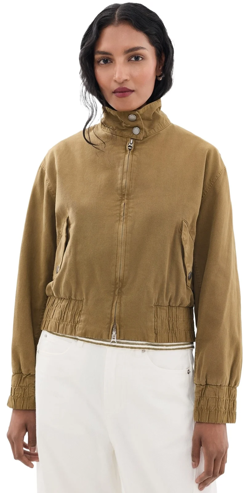 rag & bone Eliza Canvas Bomber Jacket