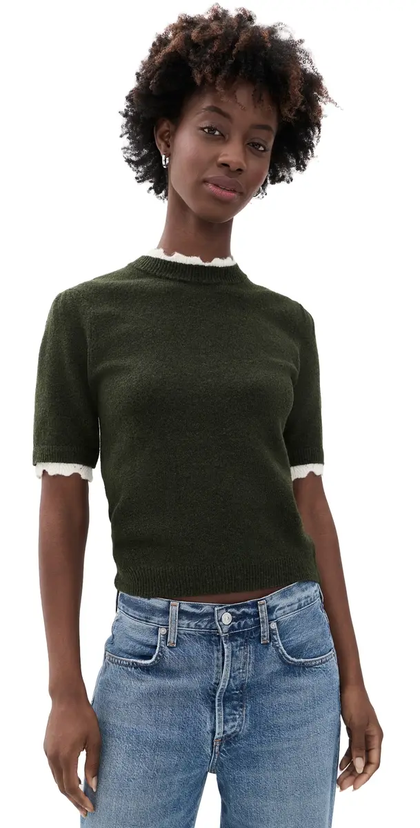 Wayf Everett Sweater Hunter | Image 1 Wayf Everett Sweater Hunter | Image 1