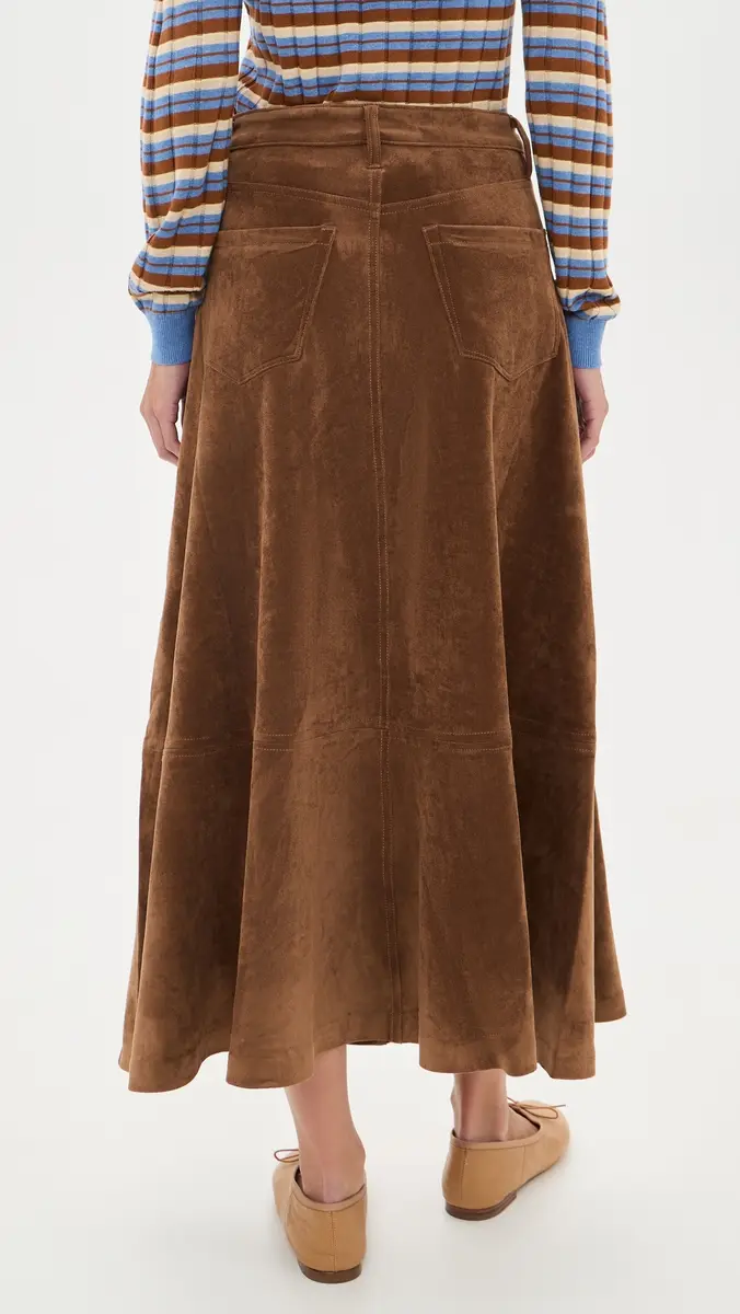 BLANKNYC Morning Brew Faux Suede Skirt | Thumbnail 3