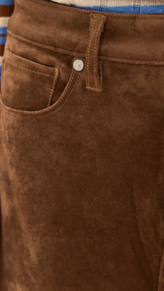 BLANKNYC Morning Brew Faux Suede Skirt | Thumbnail 6