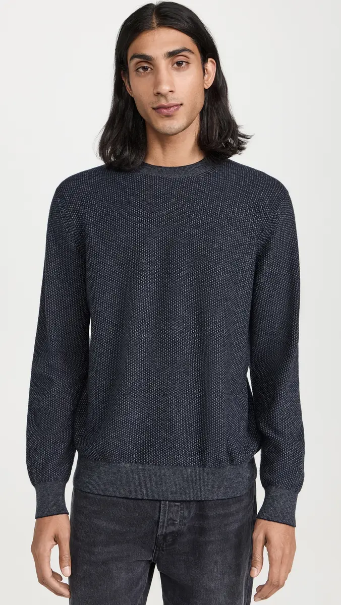 Vince Geo Jacquard Crew Sweater | Thumbnail 2 Vince Geo Jacquard Crew Sweater | Thumbnail 2