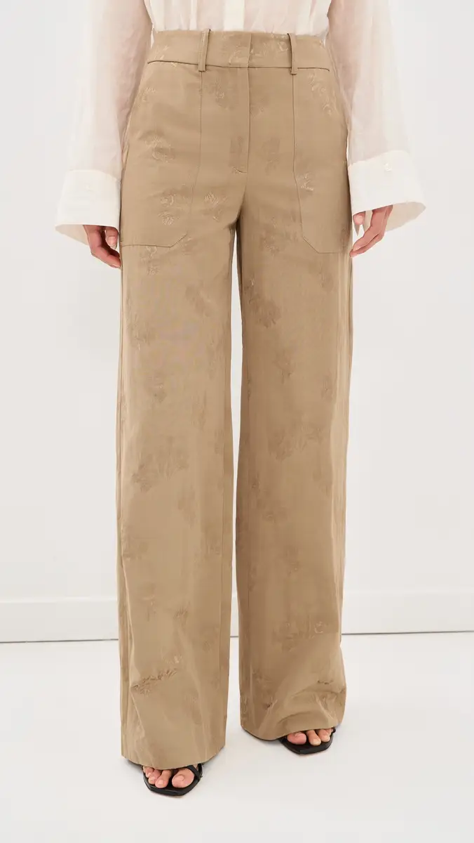 Veronica Beard Cole Wide Leg Trousers | Thumbnail 2 Veronica Beard Cole Wide Leg Trousers | Thumbnail 2