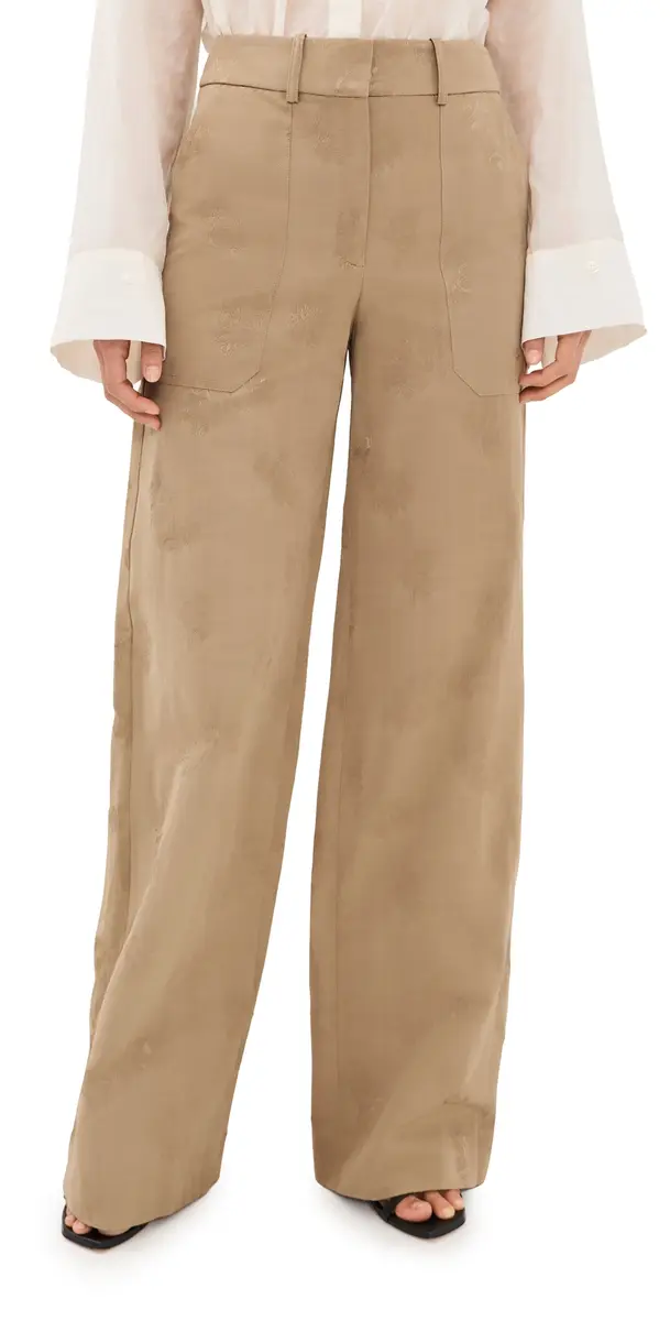 Veronica Beard Cole Wide Leg Trousers