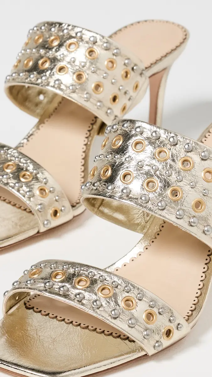 Cinq à Sept Sutton Mixed Hardware Metallic Sandals | Thumbnail 6 Cinq à Sept Sutton Mixed Hardware Metallic Sandals | Thumbnail 6