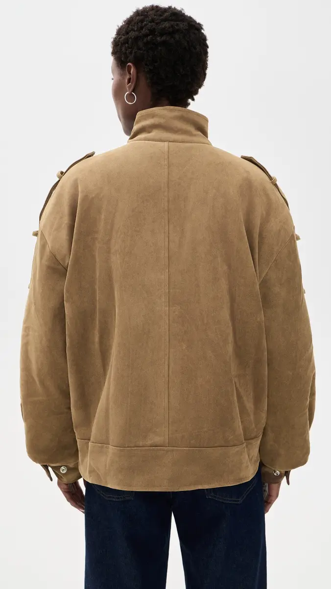 Source Unknown Tova Faux Suede Bomber Jacket | Thumbnail 3