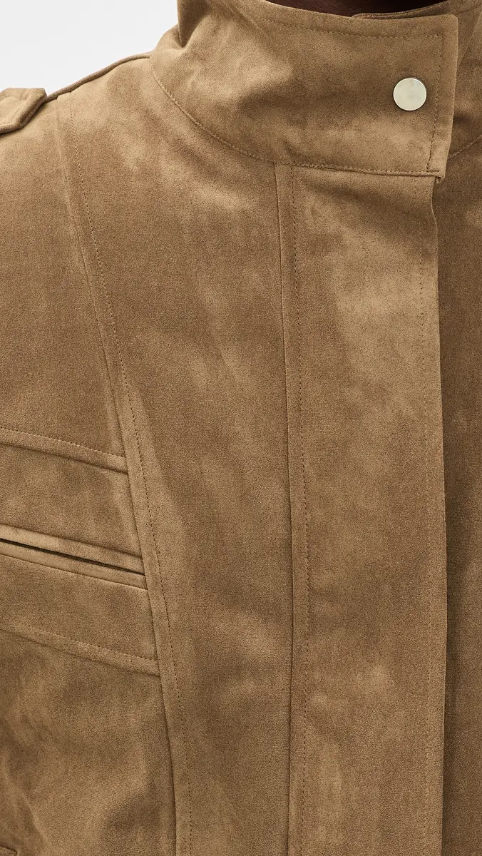 Source Unknown Tova Faux Suede Bomber Jacket | Thumbnail 6