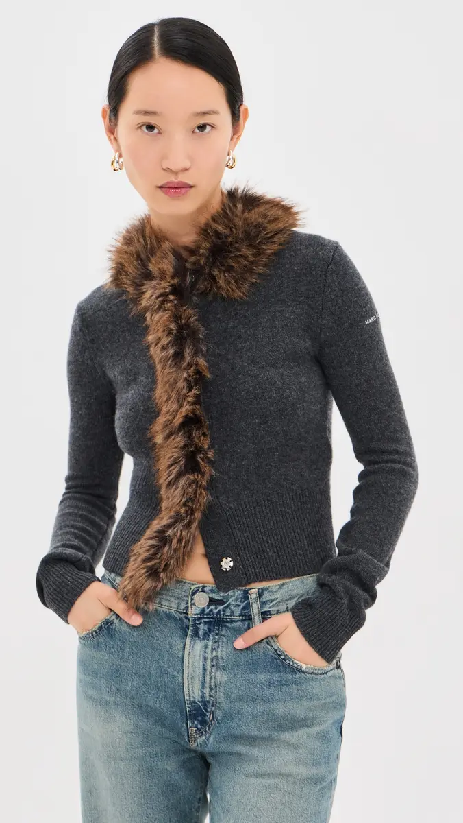 Marc Jacobs Faux Fur Lined Cardigan | Thumbnail 2