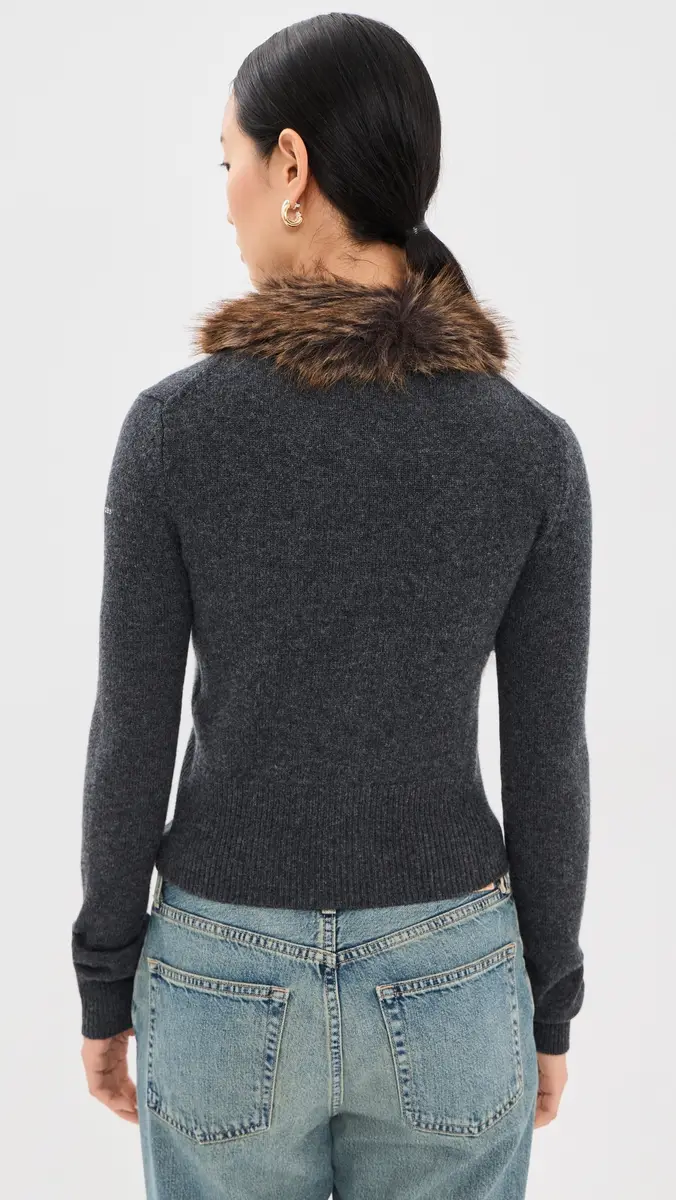 Marc Jacobs Faux Fur Lined Cardigan | Thumbnail 3